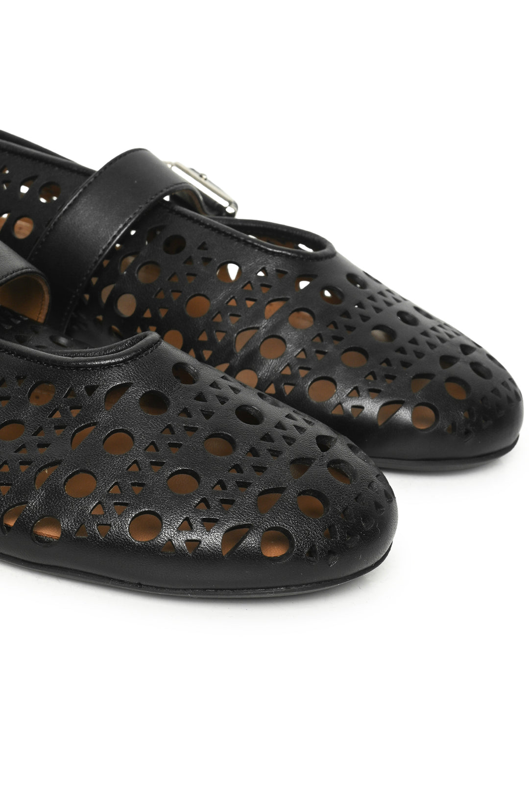 Alaia Size 36 Vienne Leather Ballet Flats