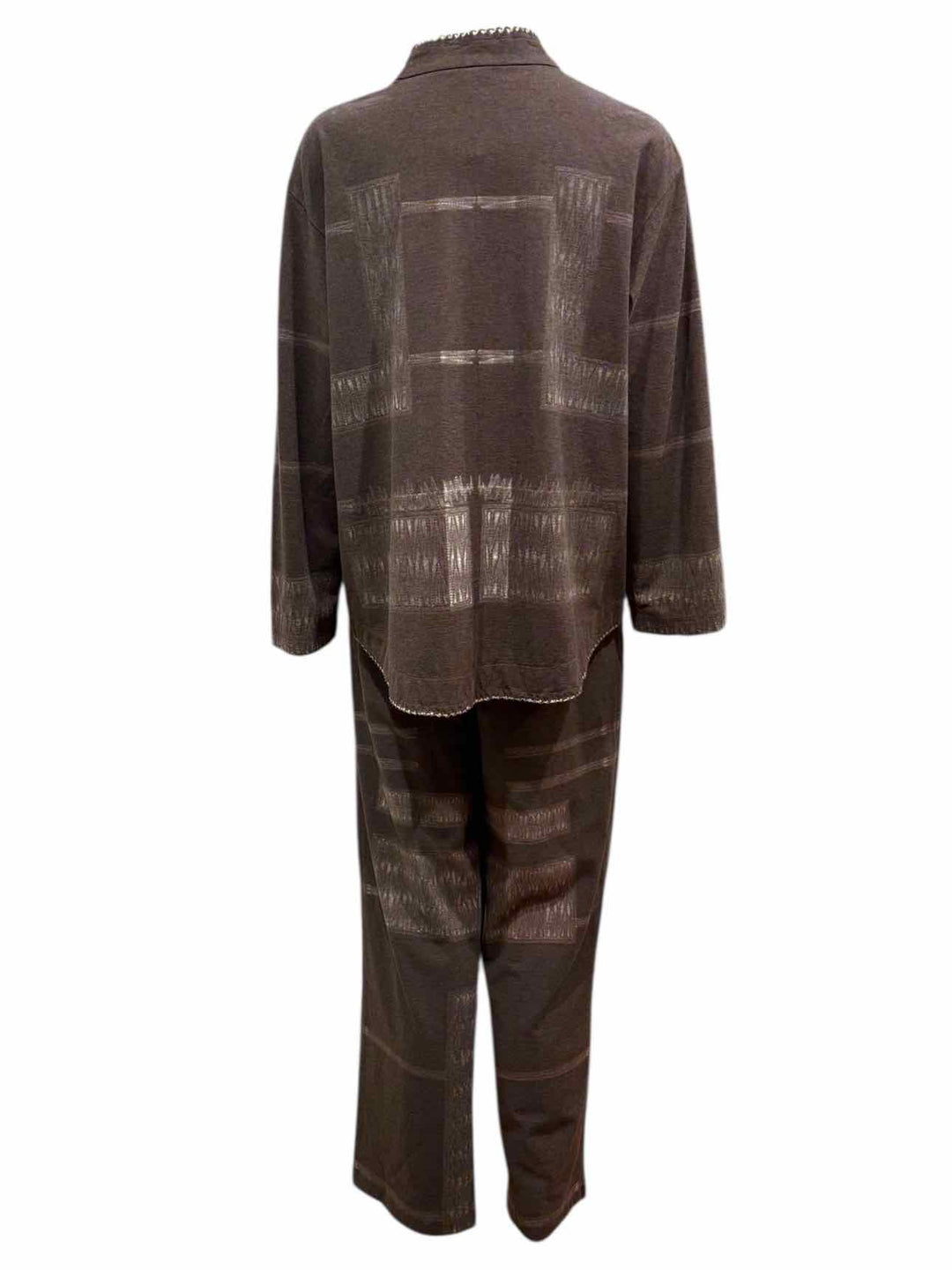 Issey Miyake Heart Haat Printed Wool Blend Size 3 Suit