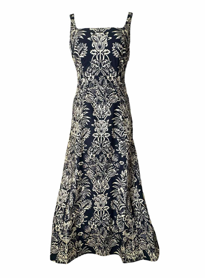 Ulla Johnson Size 6 Natali Tank A-Line Noir Flora Dress