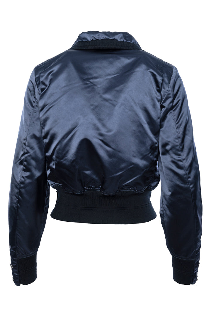 Chanel Size 34 Nylon Bomber Jacket