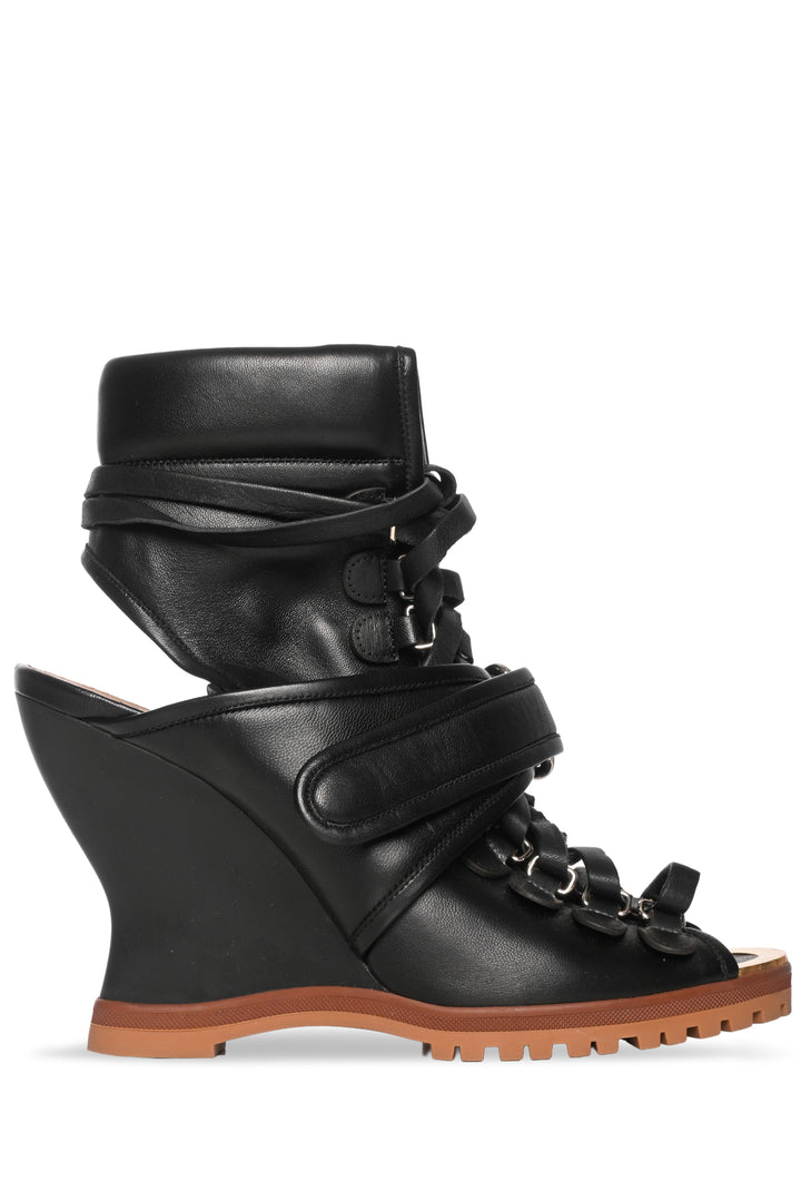 Chloe Size 38.5 River Open Toe Wedges
