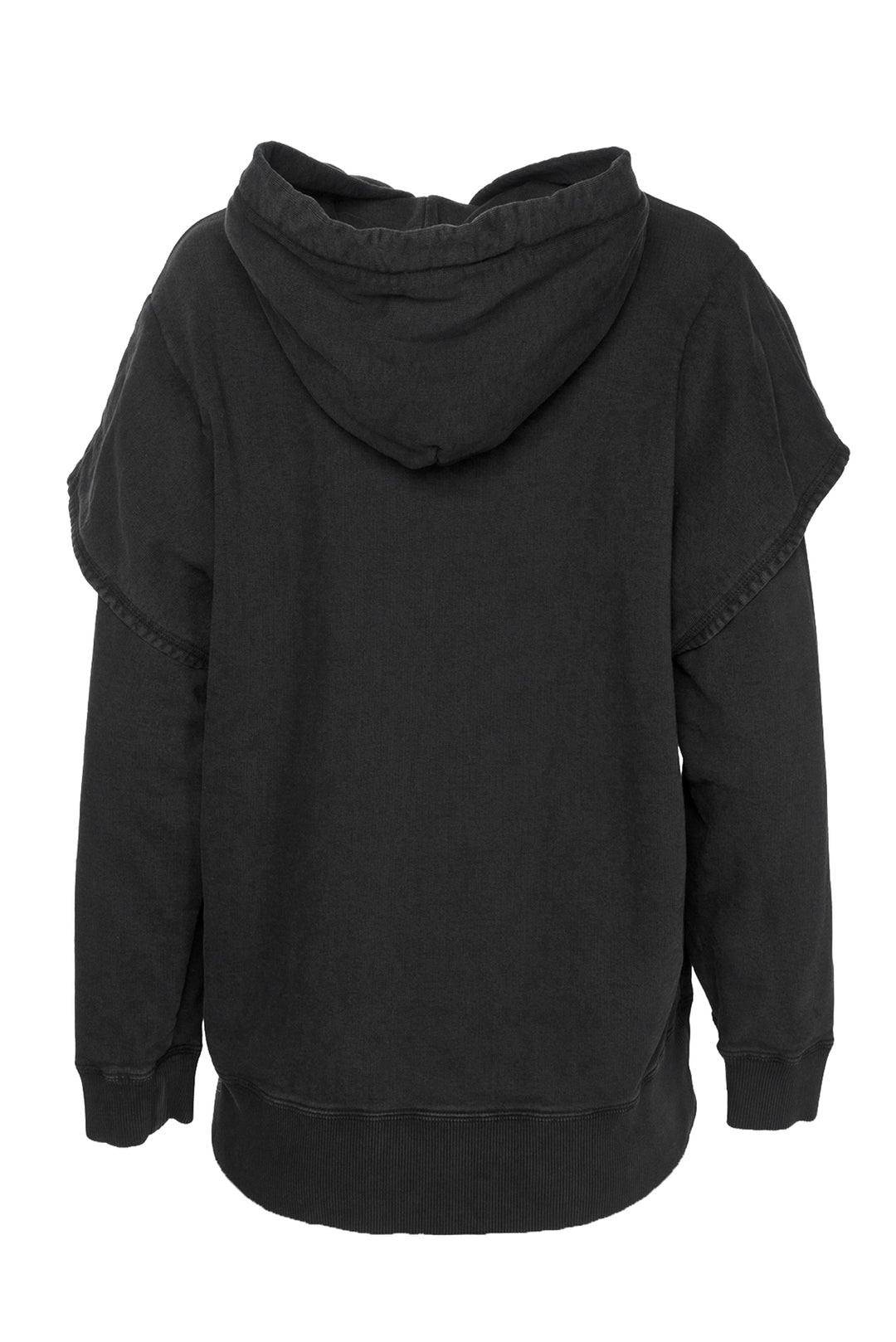 MM6 Martin Margiela Size XS Reverse Logo Cutout Hooded Sweatshirt