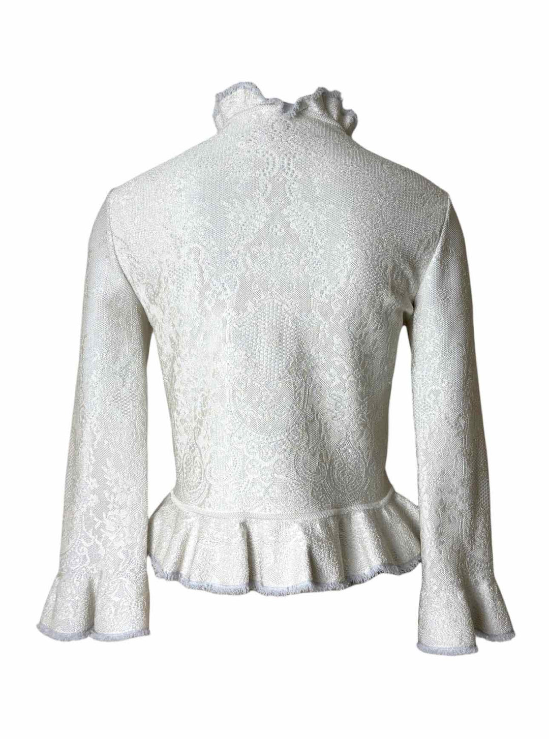 Alexander Mcqueen Size S Lace Knit Cardigan