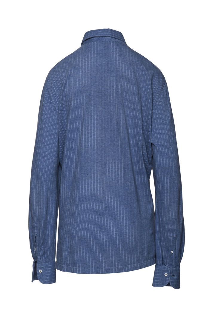 Brunello Cucinelli Size M/L Men's Slim Fit Polo Long Sleeve Shirt