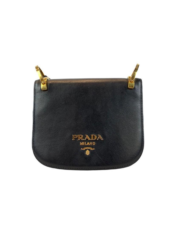 Prada City Calf Pionniere Saddle Crossbody Bag