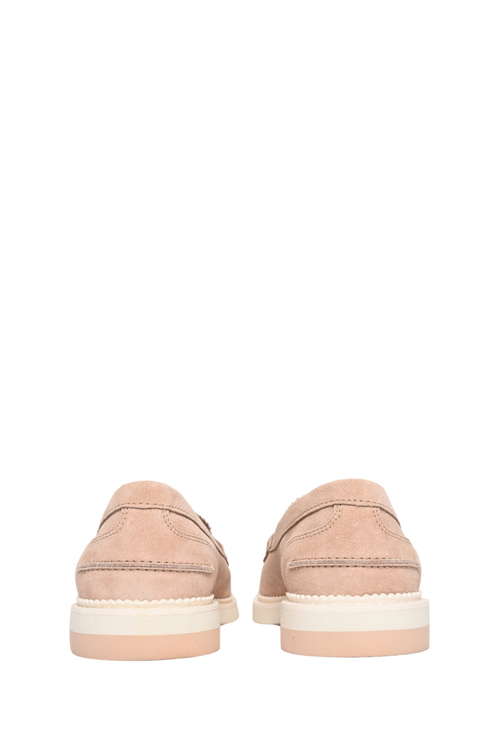 Tod's Size 39 Suede Penny Loafers