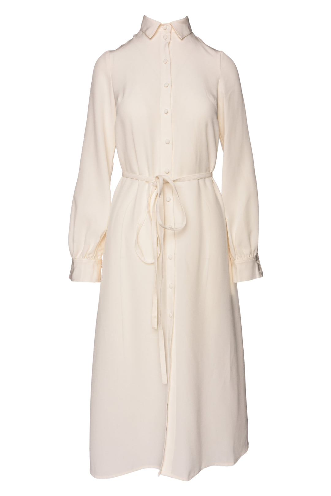 Co Size XS Button Up Long Sleeve Maxi Dress