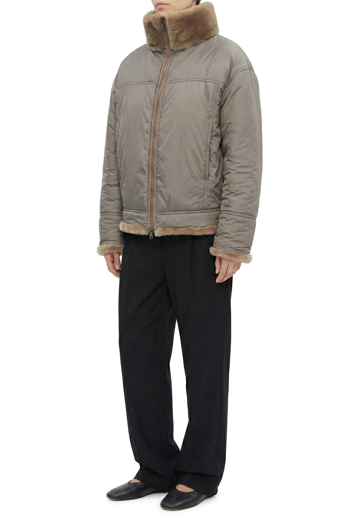 Brunello Cucinelli Size 40 Reversible Shearling Jacket