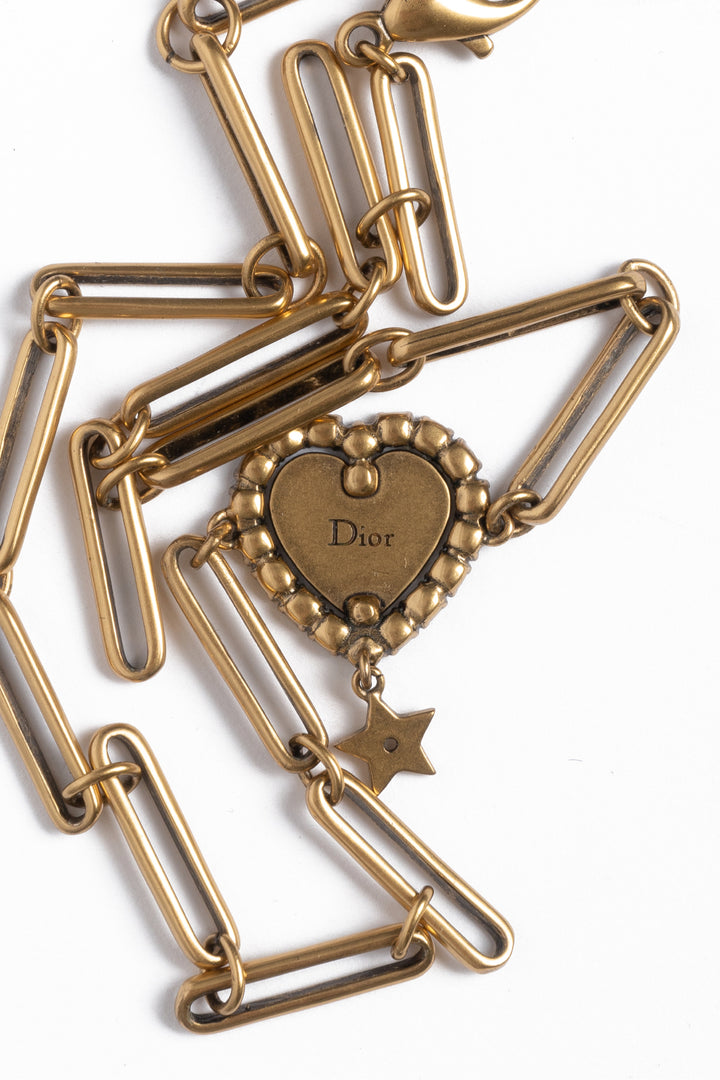 Christian Dior J'Adior Heart Choker Necklace