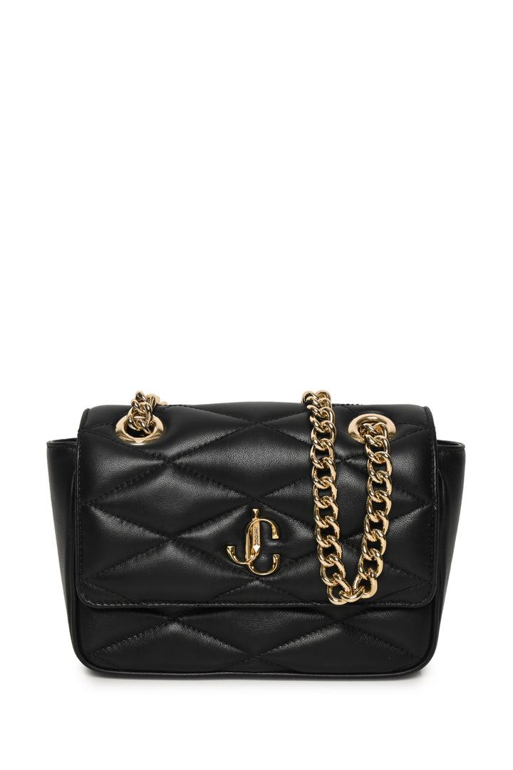 Jimmy Choo Farone Flap Quilted Shoulder Bag