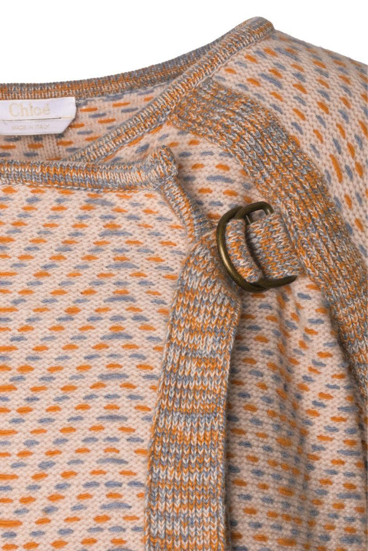 Chloe Size XS Wool Blend Wrap Cardigan