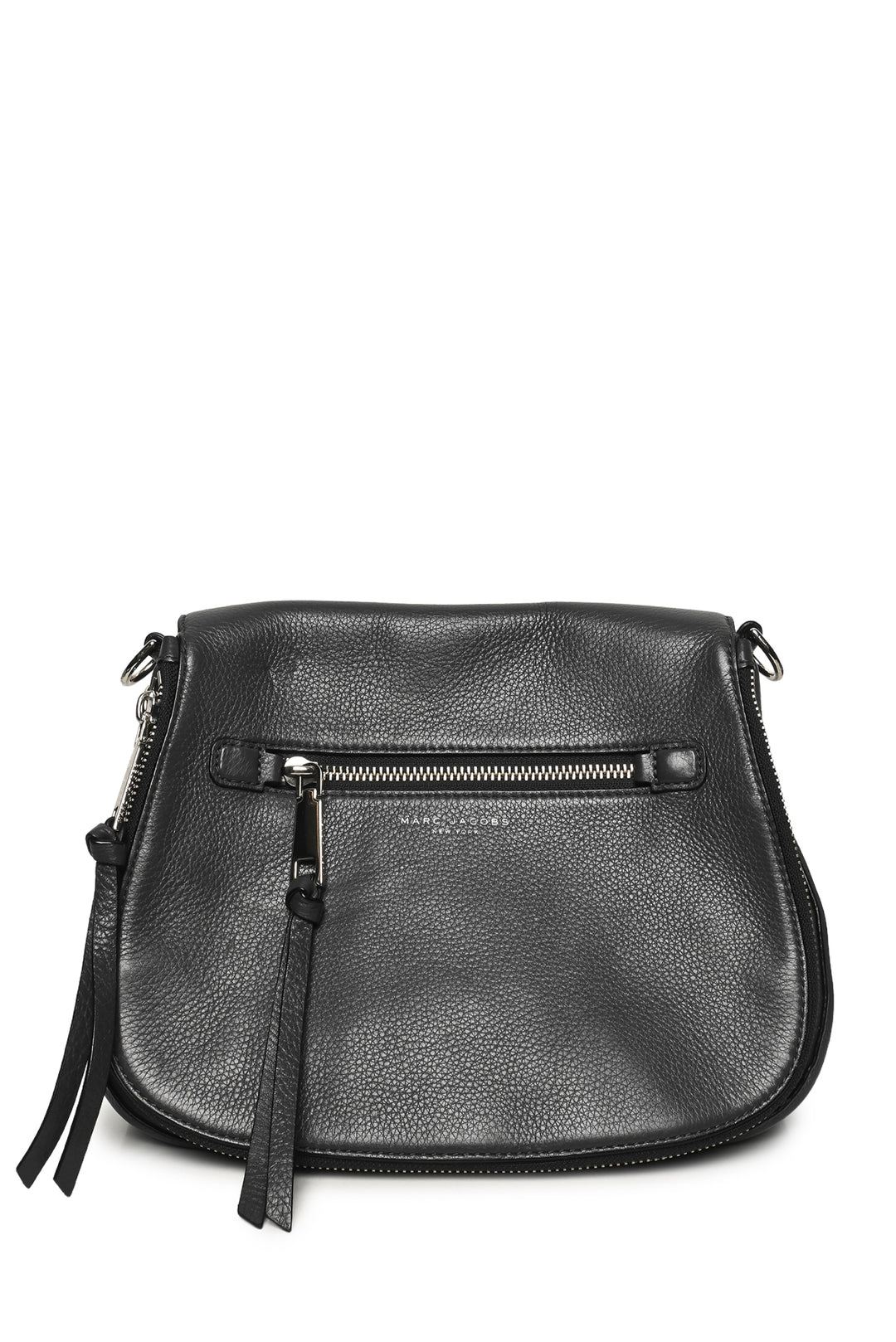 Marc Jacobs Pebbled Leather Recruit Nomad Saddle Crossbody Bag