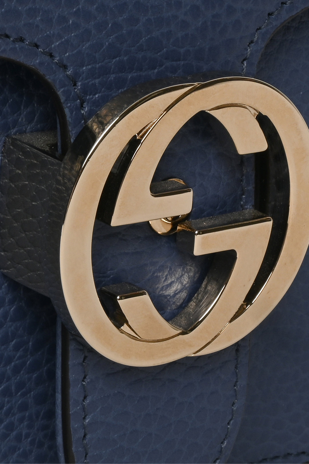 Gucci Gucci Dollar Calfskin Interlocking G Shoulder Bag