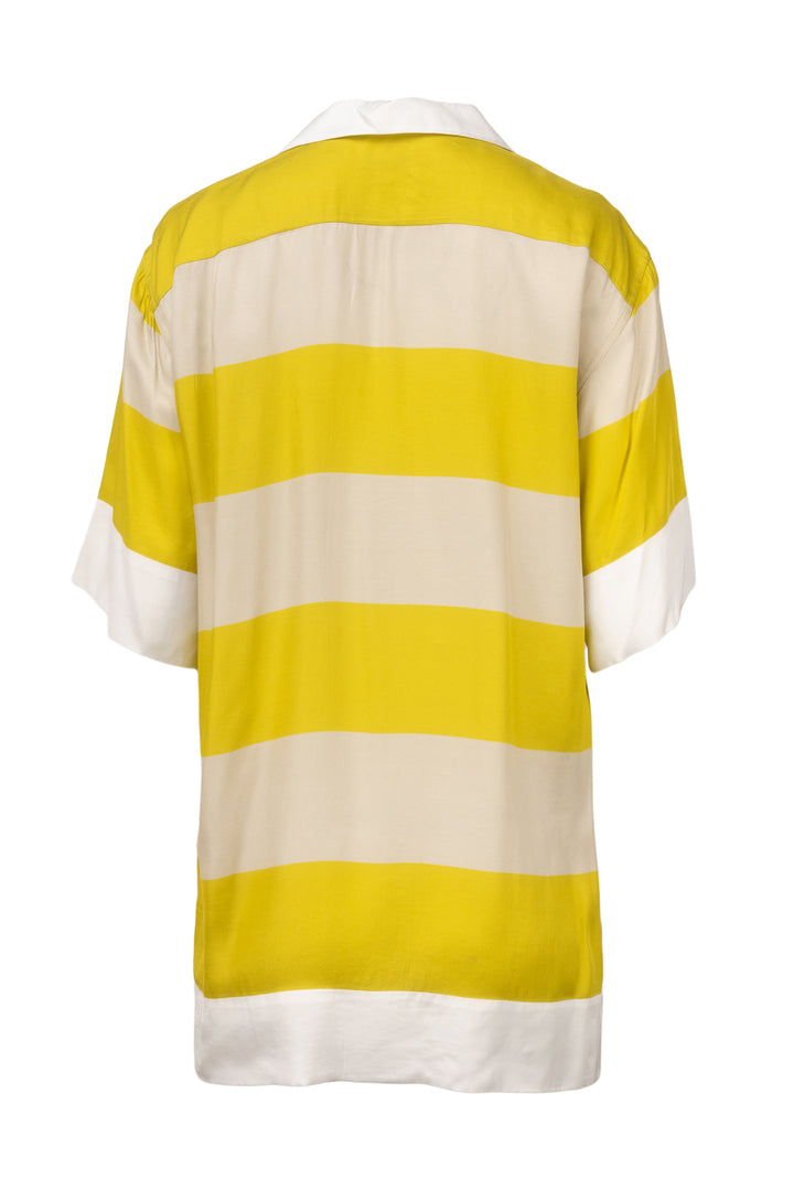 Dries Van Noten Size 8 Clive Oversize Striped Shirt