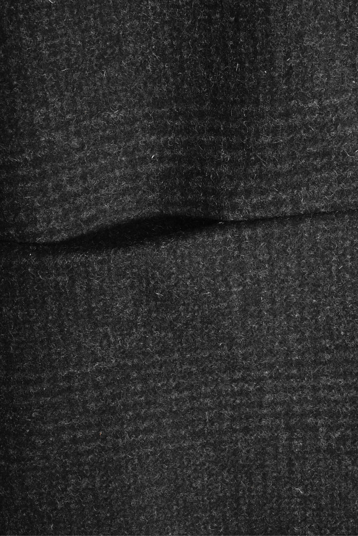 Theory Size M Plaid Wool Blend Coat