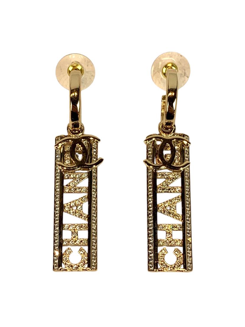 Chanel Size OS 2024 CC Logo Dangle Earrings