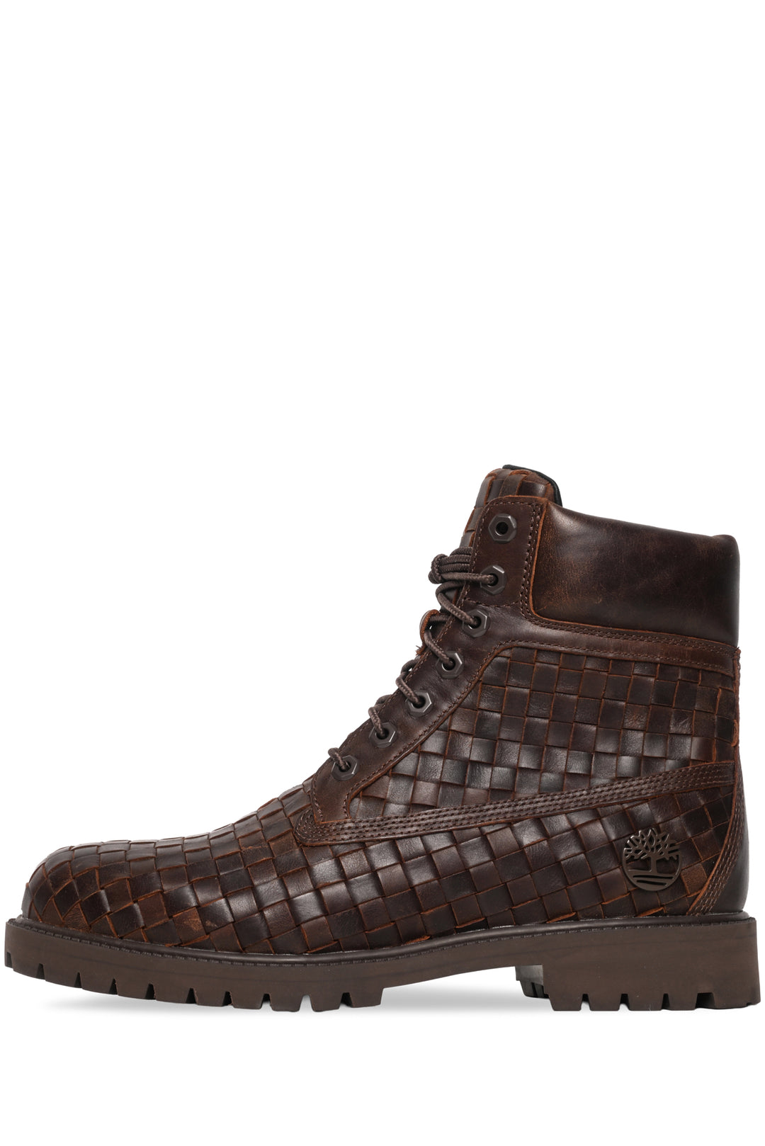 Timberland Mens Shoe Size 10 Premium 6 Inch Woven Leather Boots