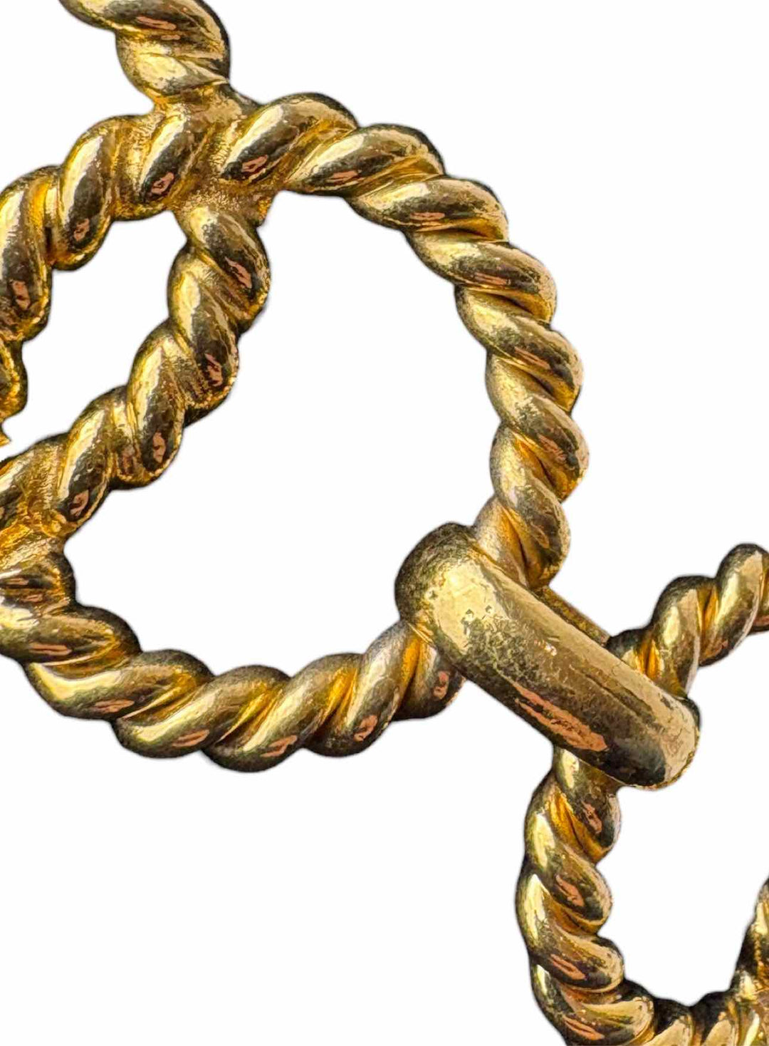 Chanel Gold Tone Link  Bracelet