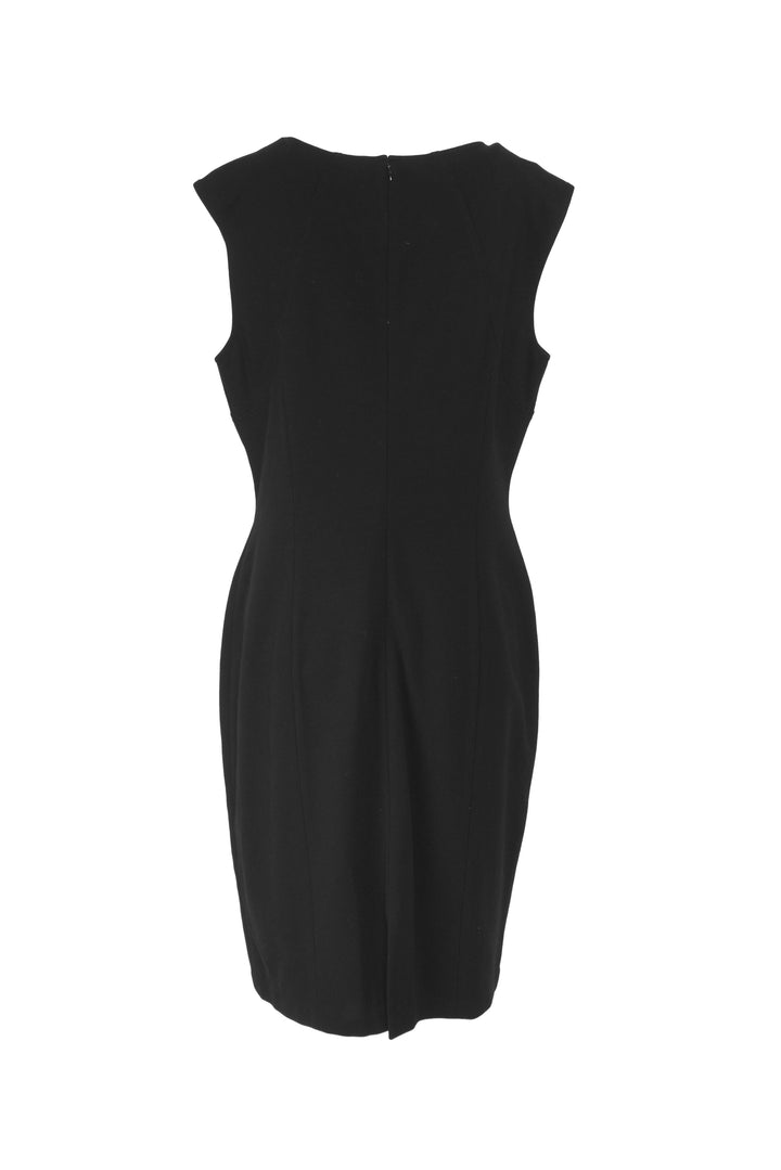 Lafayette 148 Size 12 Front Lace Sleeveless Midi Dress
