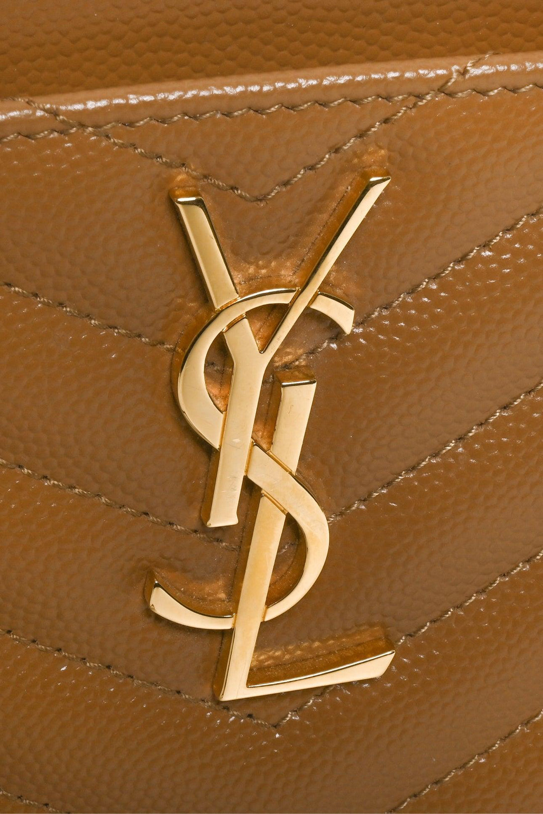 Saint Laurent Monogram Quilted Leather Wallet