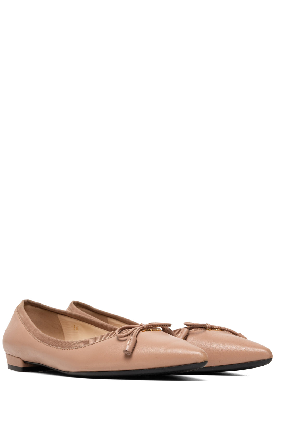Prada Size 36 Point Toe Ballet Flats
