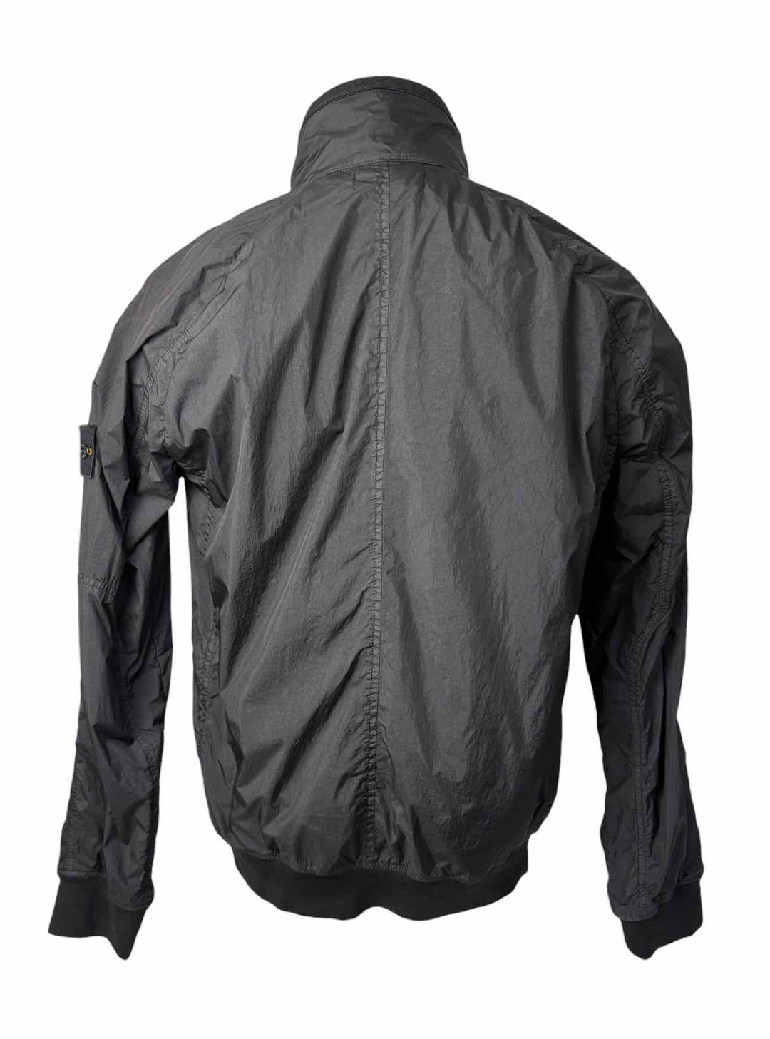 Stone Island Size L Men's Crinkle Poly Logo Patch Jacket