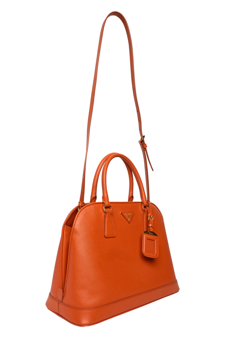 Prada Saffiano Lux Medium Open Promenade Tote