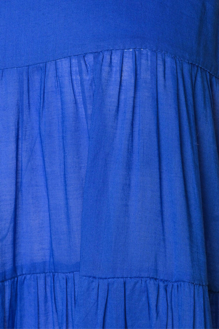 Kalita Size XS/S Tiered Cotton Maxi Dress
