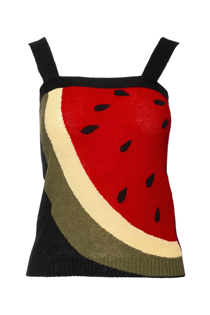 Loewe Size XS Paula'a Ibiza Intarsia Linen Tank Top