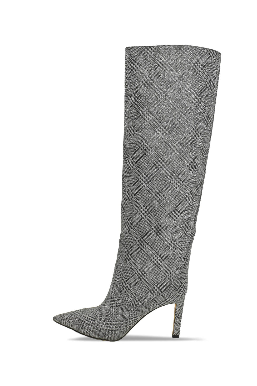 Jimmy Choo Size 38.5 Mavis 100 Glitter Knee-High Boots