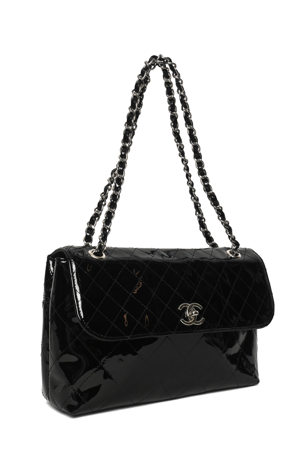 Chanel 2010-2011 Quilted Patent In The Business Flap Bag