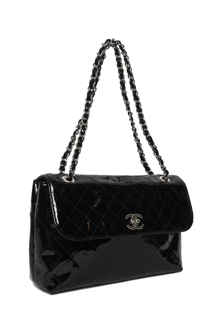 Chanel 2010-2011 Quilted Patent In The Business Flap Bag