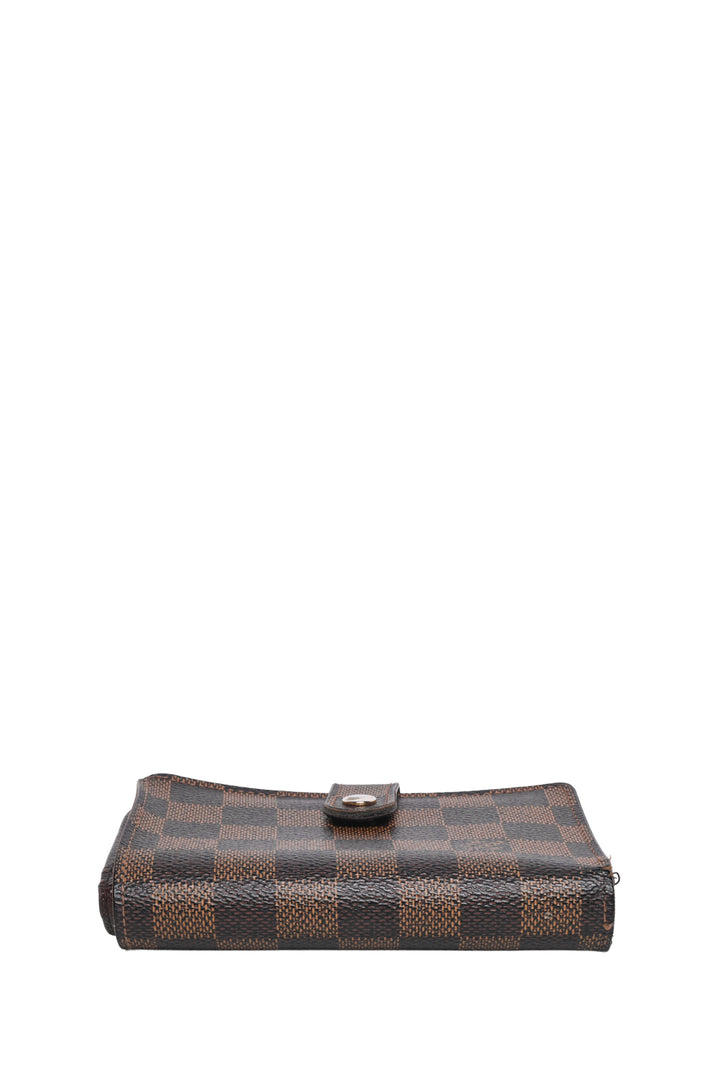 Louis Vuitton 2006 Damier Ebene French Purse Wallet