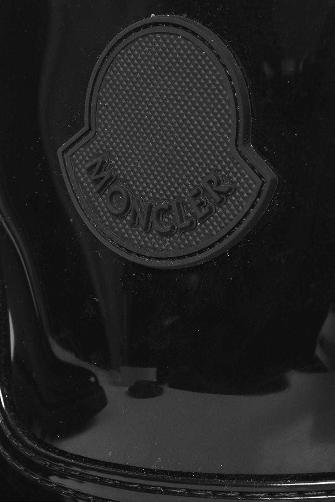 Moncler Size 40 High Shine Finish Ankle Rain Boots