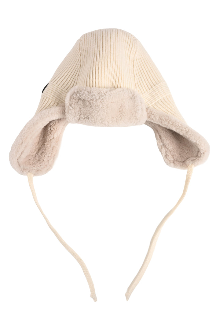 Miu Miu Size M 2024 Shearling, Wool & Cashmere Trapper Hat