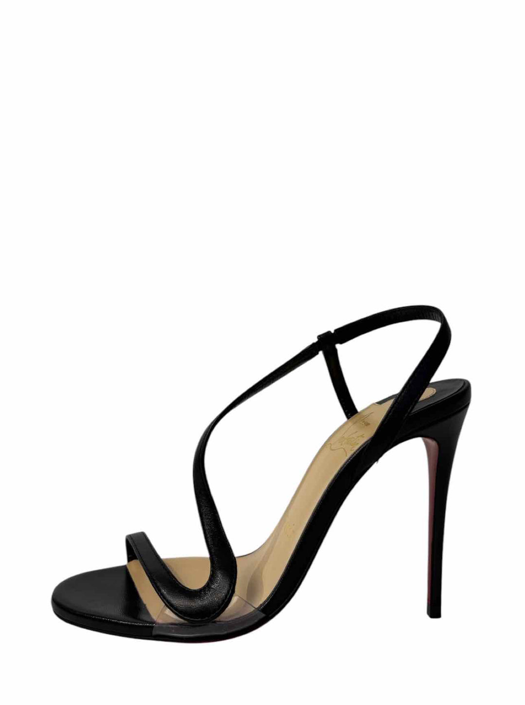 Christian Louboutin Size 35 Rosalie Leather Slingback Sandals