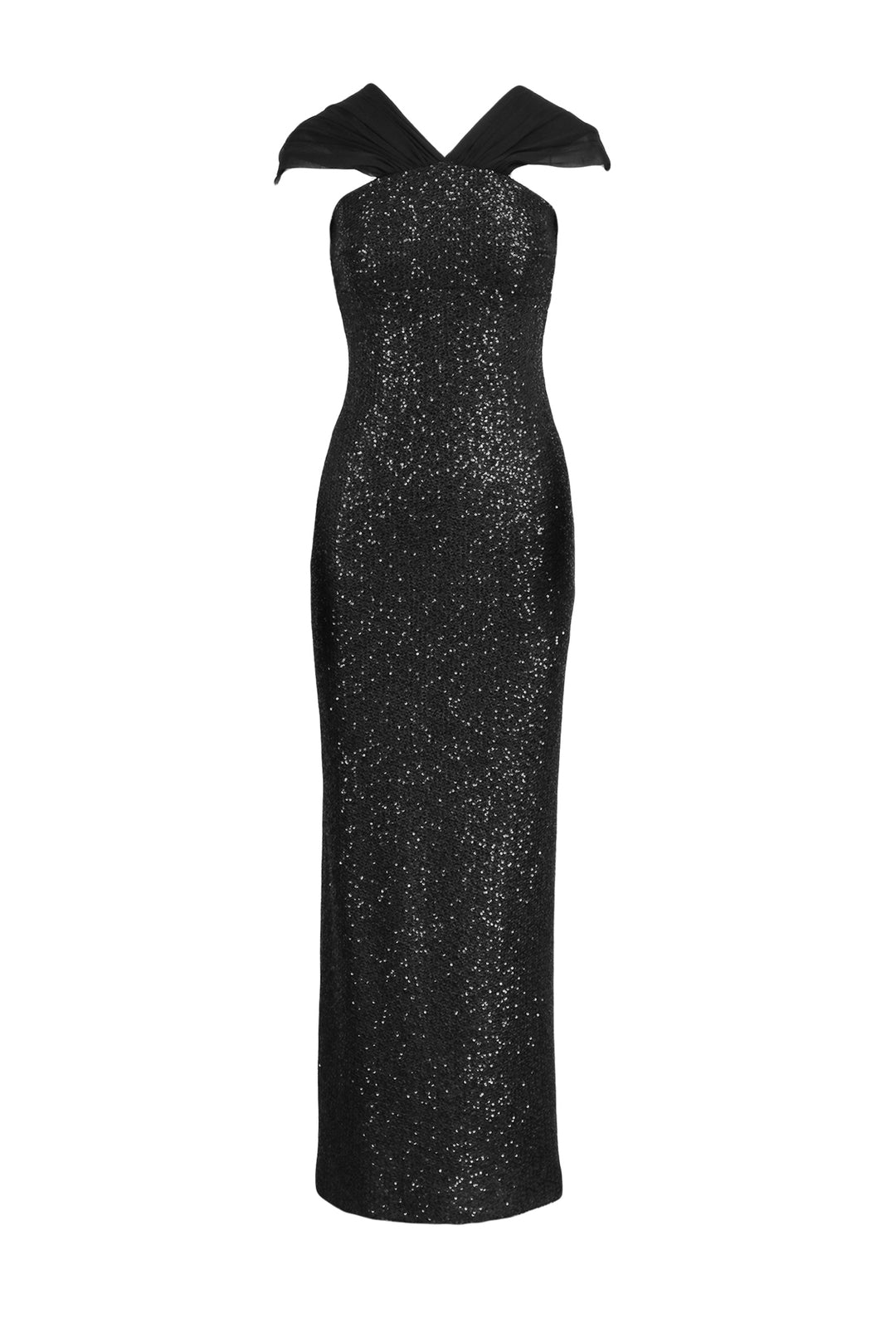 St. John Size 2 Silk Overlay Sequin Gown