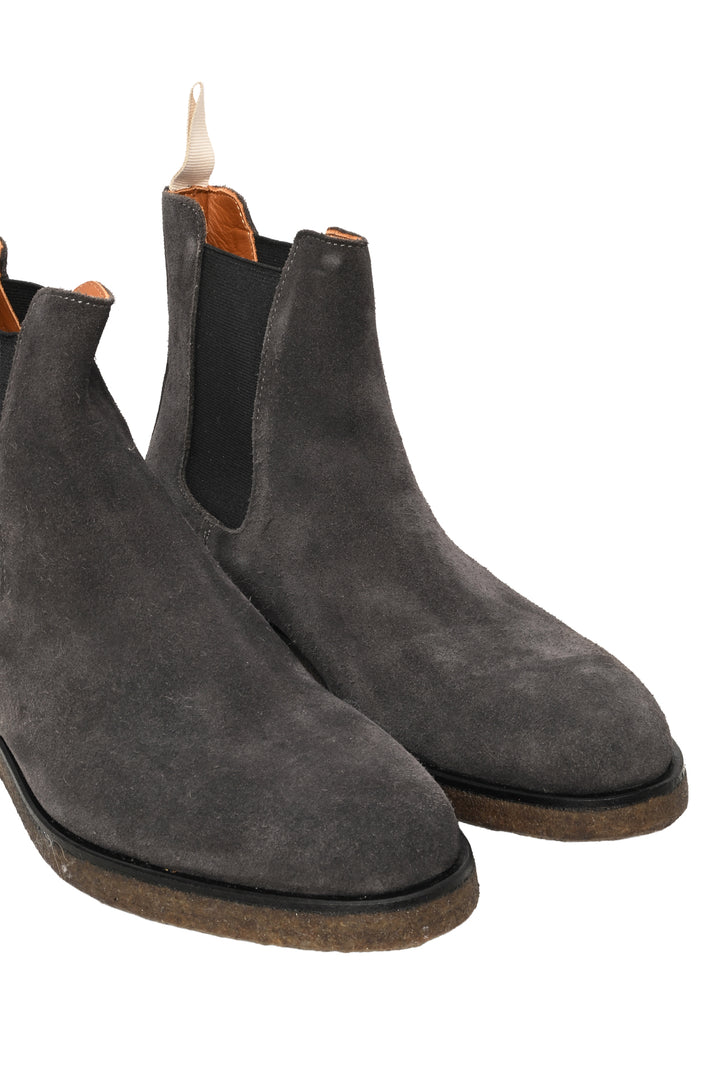 Common Projects Size 38 Suede Chelsea Ankle Boots