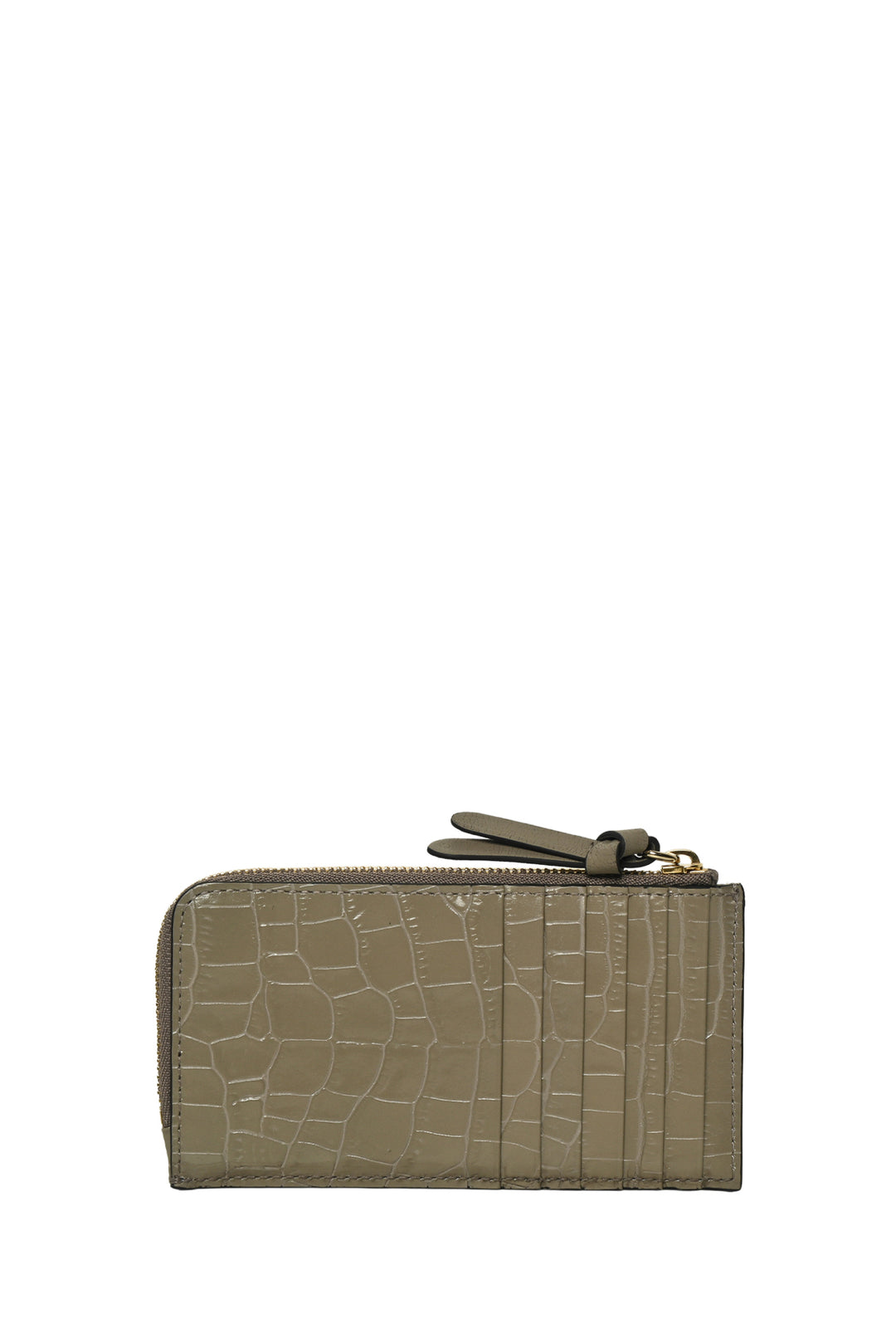 Jimmy Choo Croc Embossed Card Holder & Coin Purse