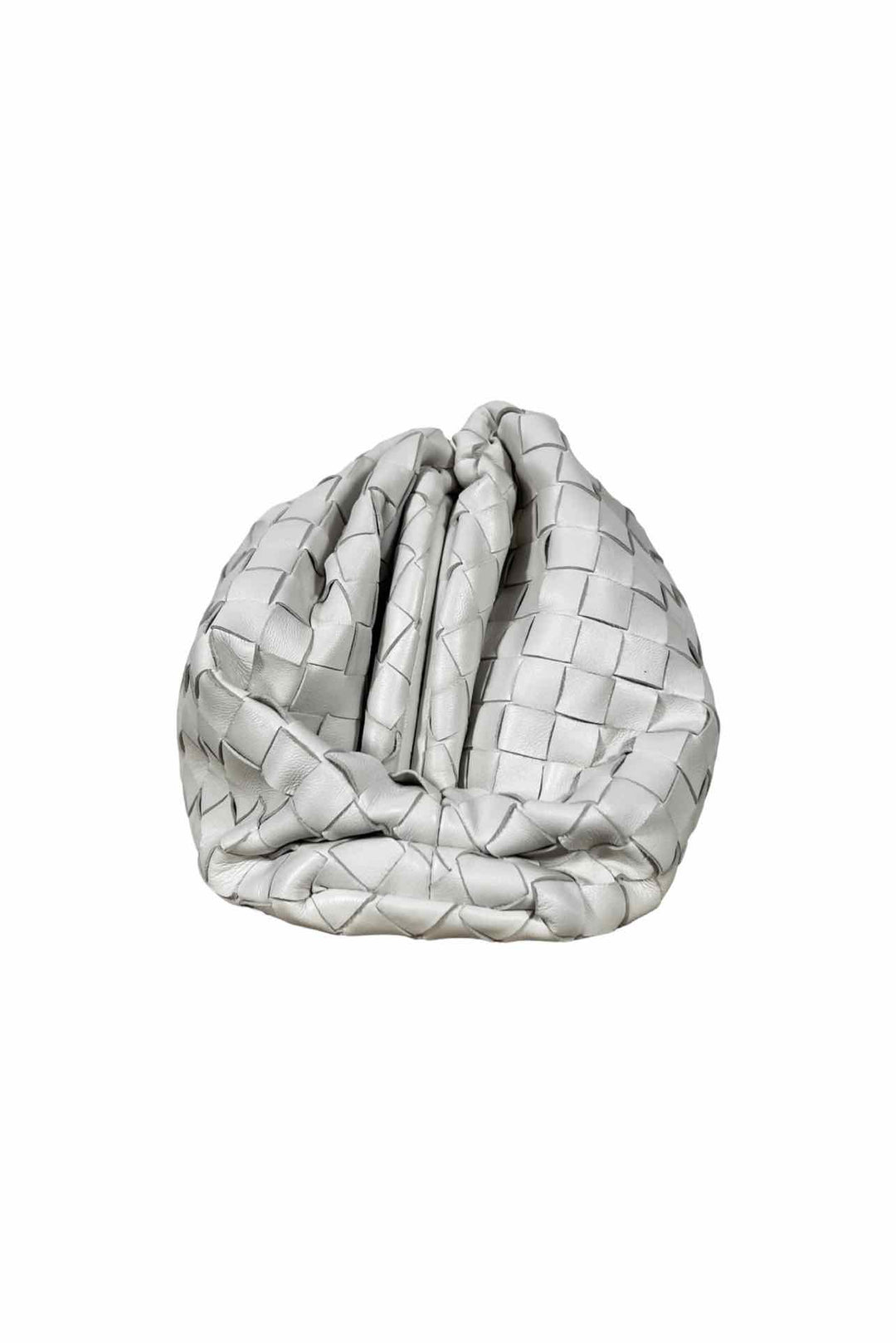 Bottega Veneta Intrecciato Woven Leather Pouch Clutch