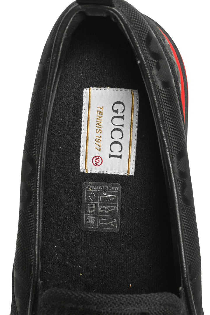 Mens Shoe Size 10 Gucci Men's Off The Grid Tennis 1977 Slip On Sneakers