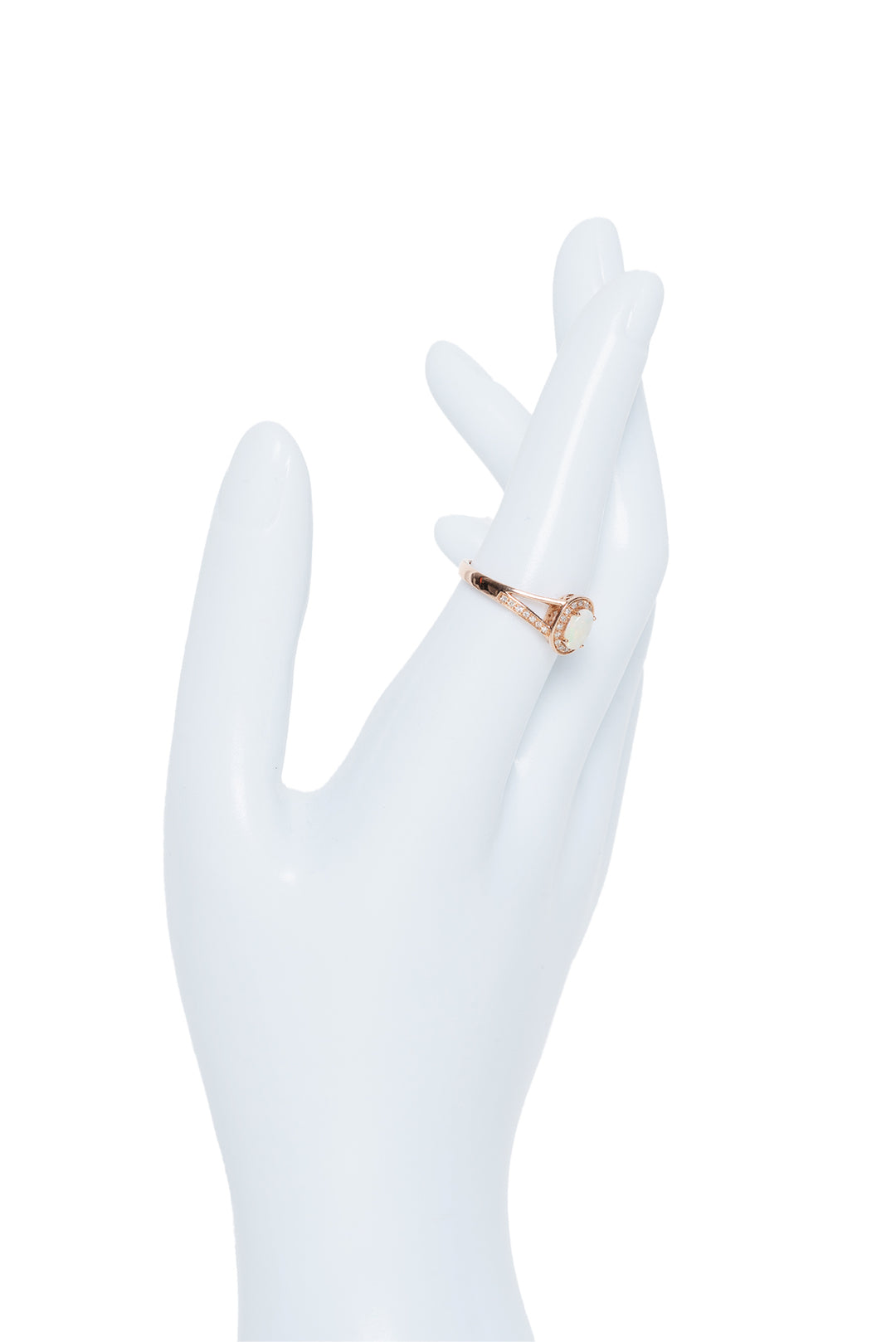 Effy 14K Gold Opal and Diamond Ring