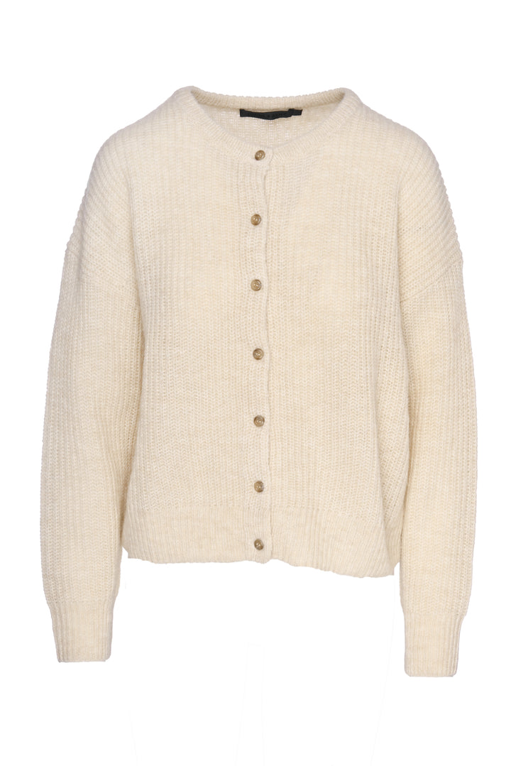 Jenni Kayne Size S Alpaca-Blend Button-Up Cardigan