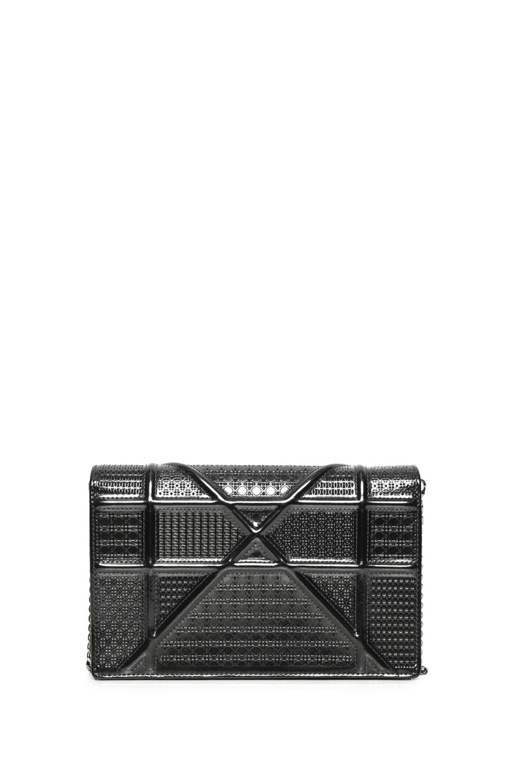 Dior 2016 Metallic Diorama Wallet on Chain