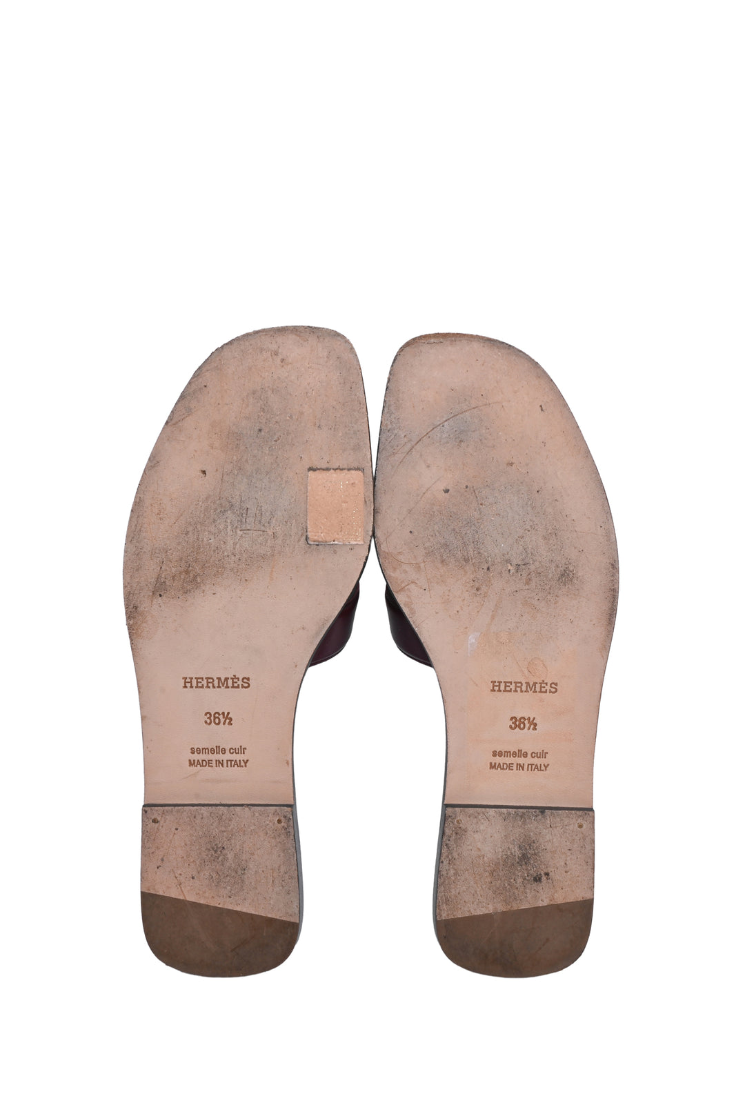 Hermes Size 38.5 Oran Sandals