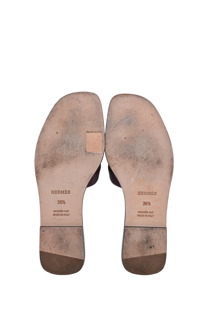 Hermes Size 38.5 Oran Sandals