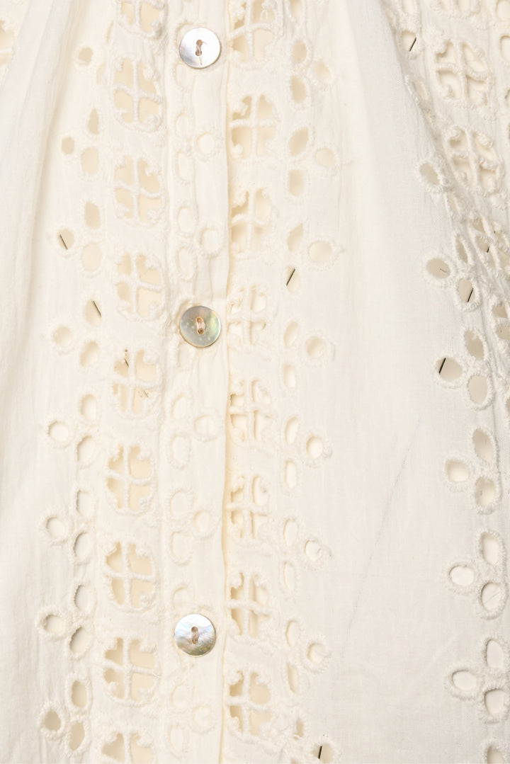 Alix of Bohemia Size S Eyelet Blouse