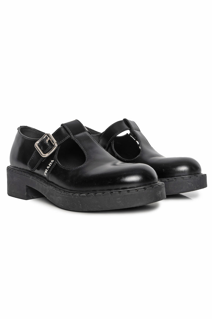 Prada Size 35.5 Mary Jane Loafers