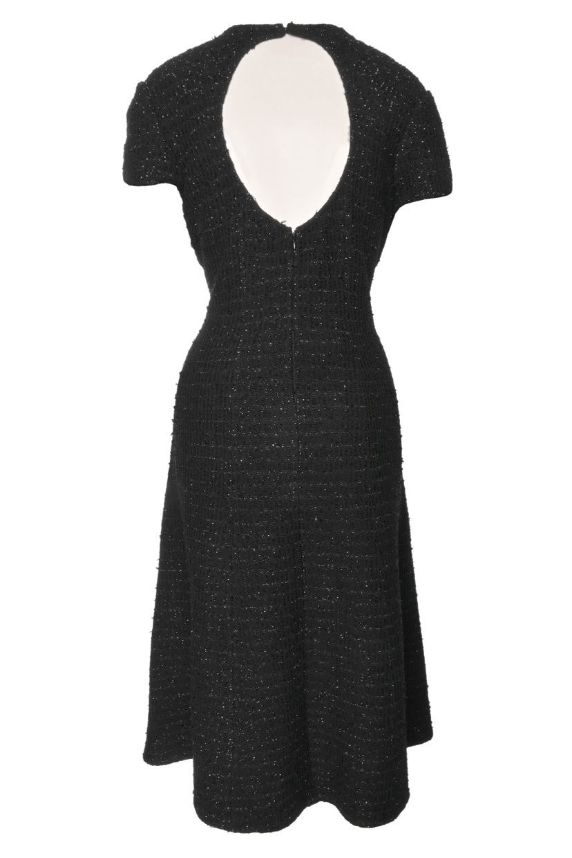 St. John Size 14 Tweed Maxi Dress