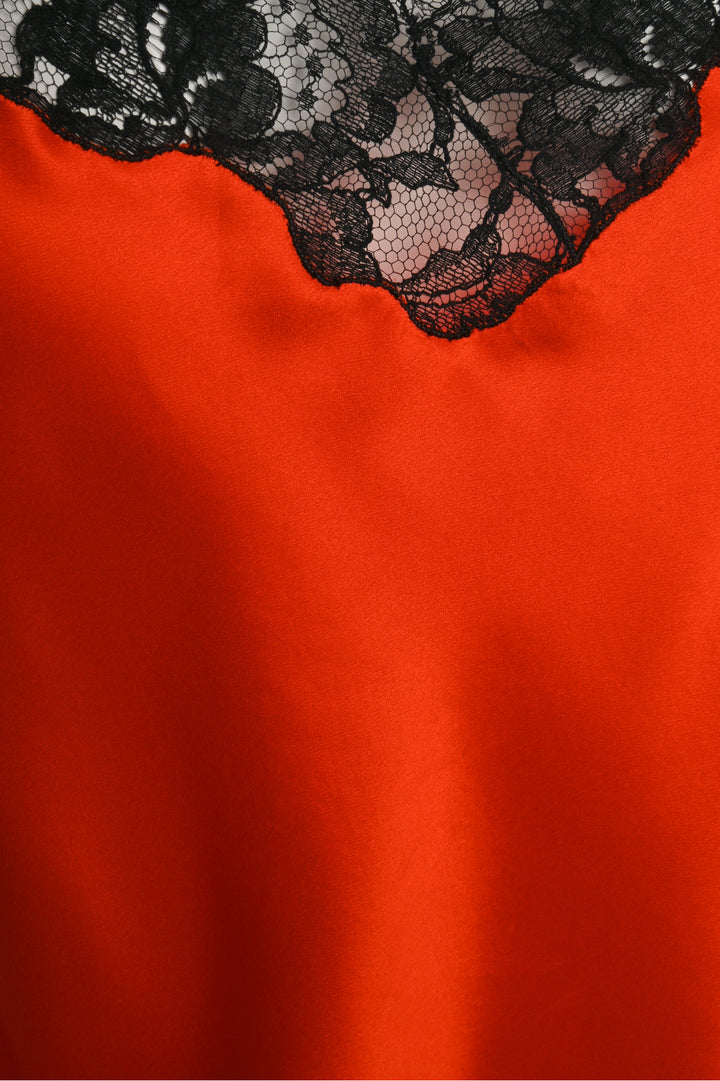 Givenchy Size 10 Silk & Lace Tank Top
